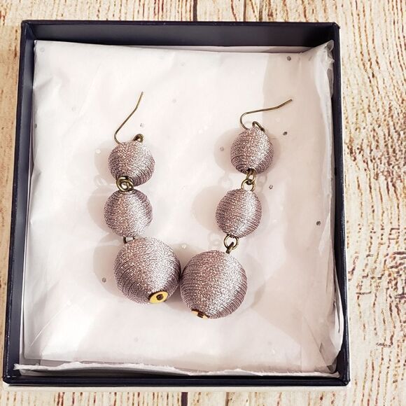 3 for $25 Baublebar Circle Ball Drop Earrings - Picture 1 of 6